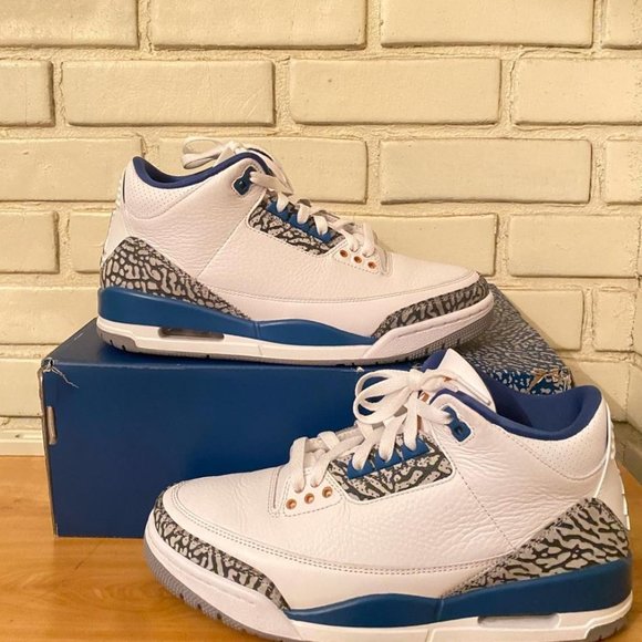 Air Jordan 3 Retro 'Washington Wizards' 2023 Size 9 - Picture 5 of 10